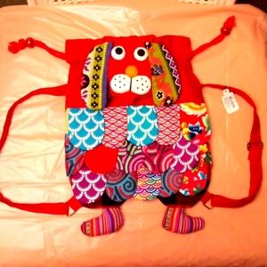 Colorful FUN Dog Shaped Backpack
